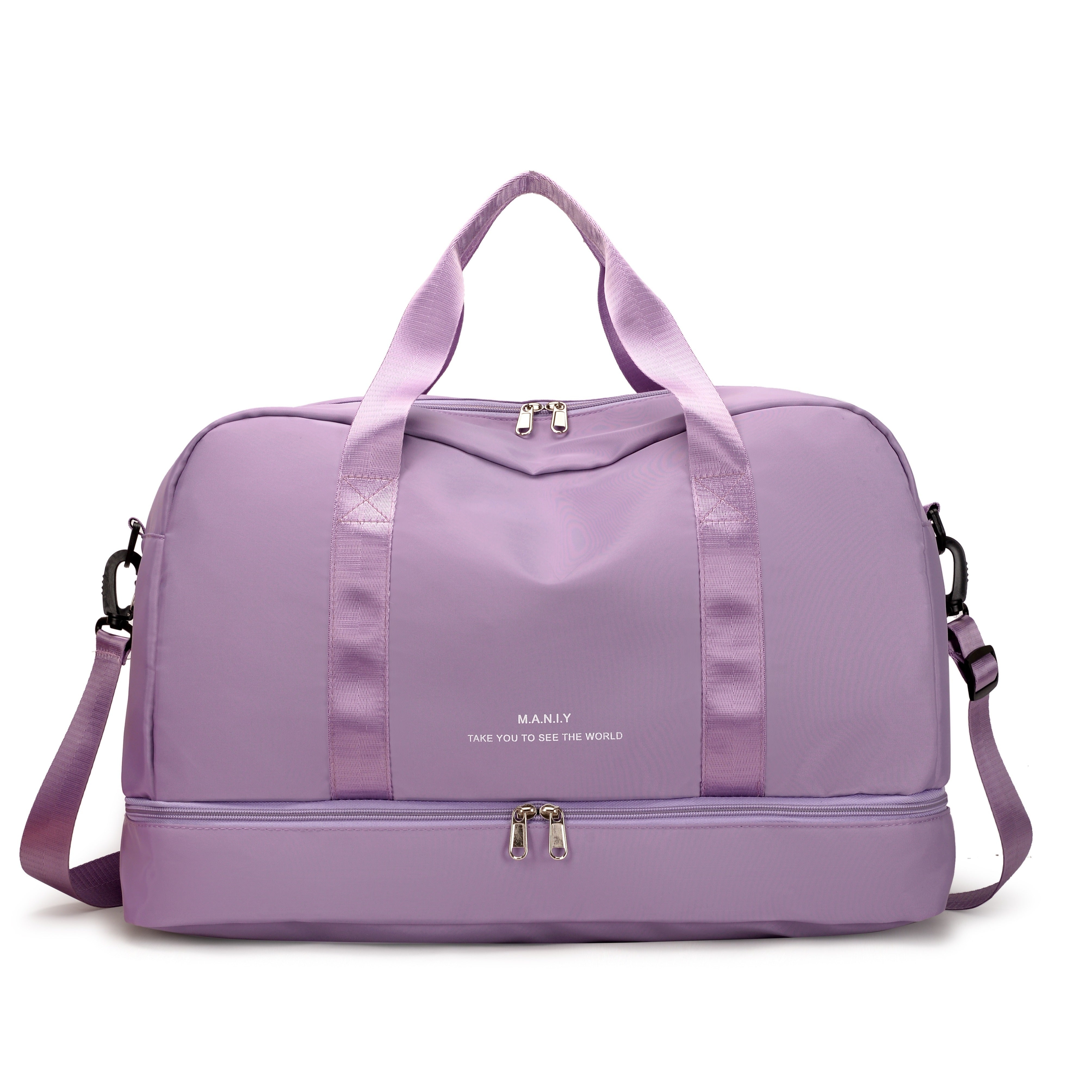 Unisex Spacious Travel Bag for Adventures Vegan Leather 17