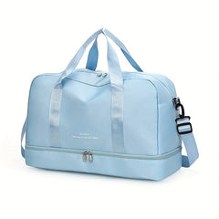 Unisex Spacious Travel Bag for Adventures Vegan Leather 1