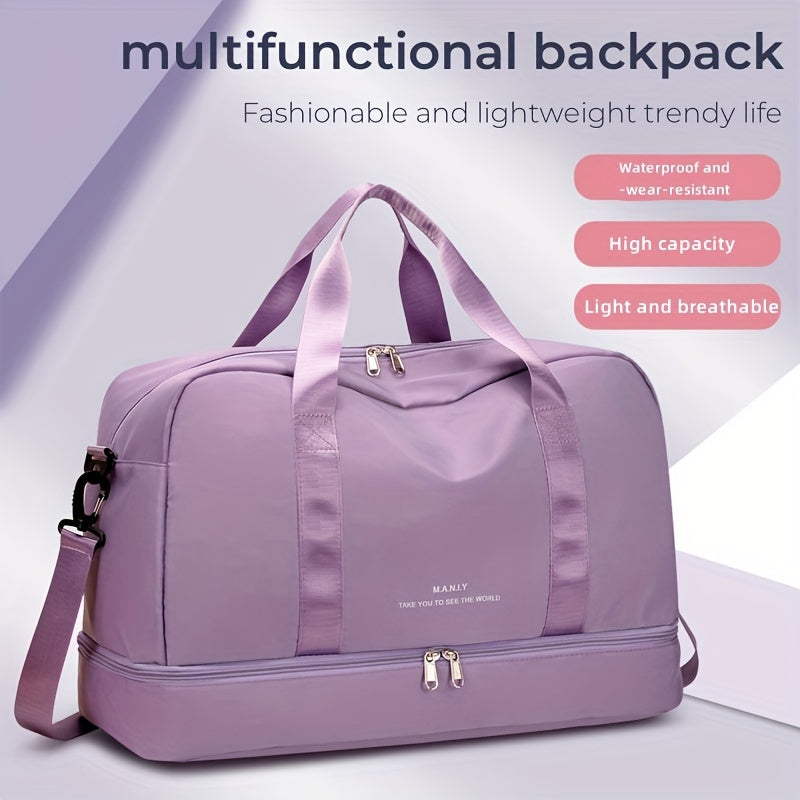 Unisex Spacious Travel Bag for Adventures Vegan Leather 2