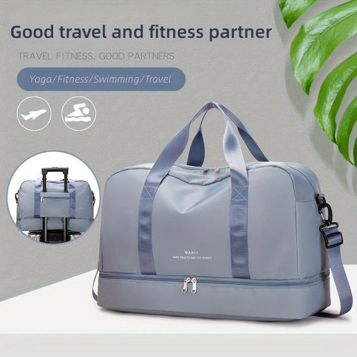 Unisex Spacious Travel Bag for Adventures Vegan Leather 6