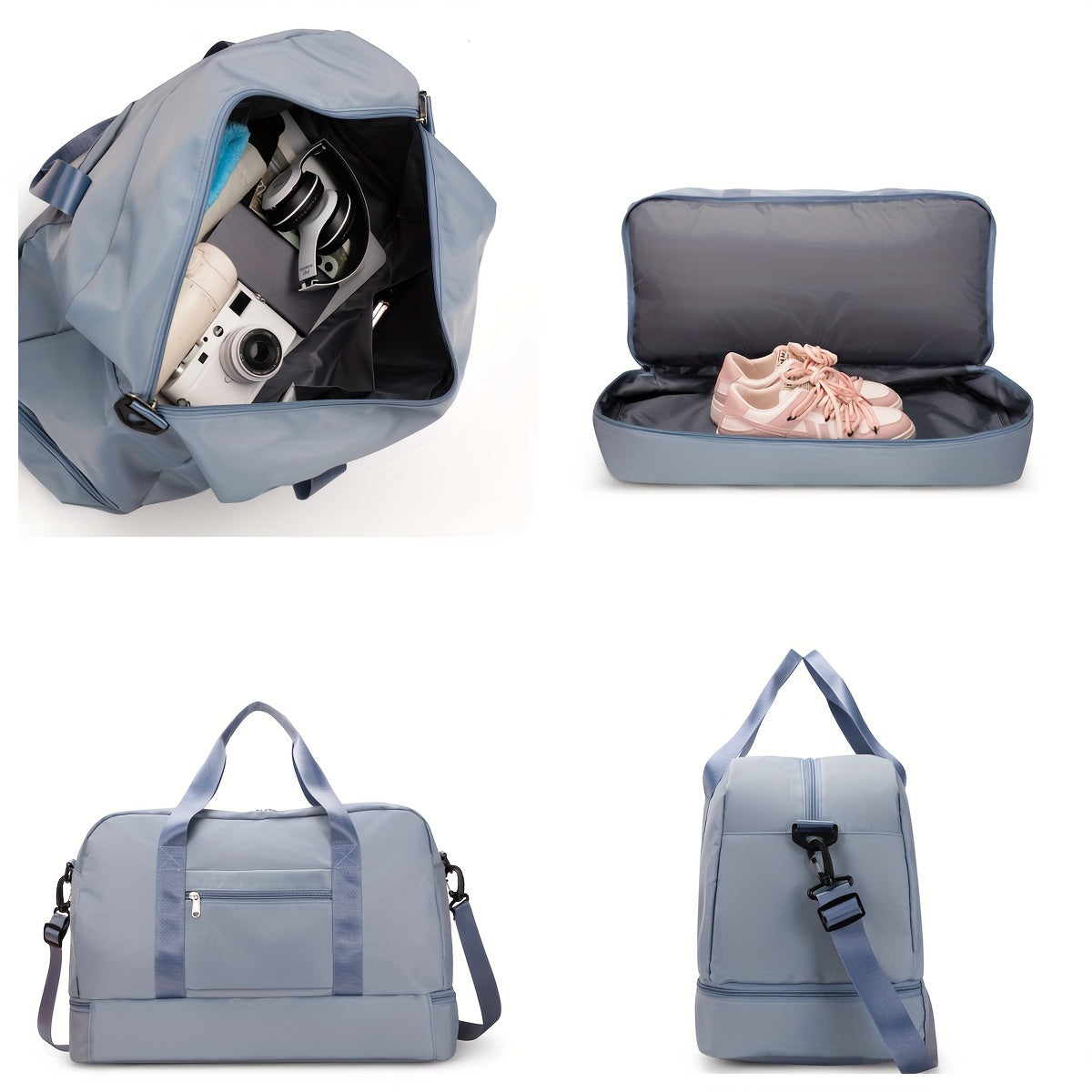 Unisex Spacious Travel Bag for Adventures Vegan Leather 7