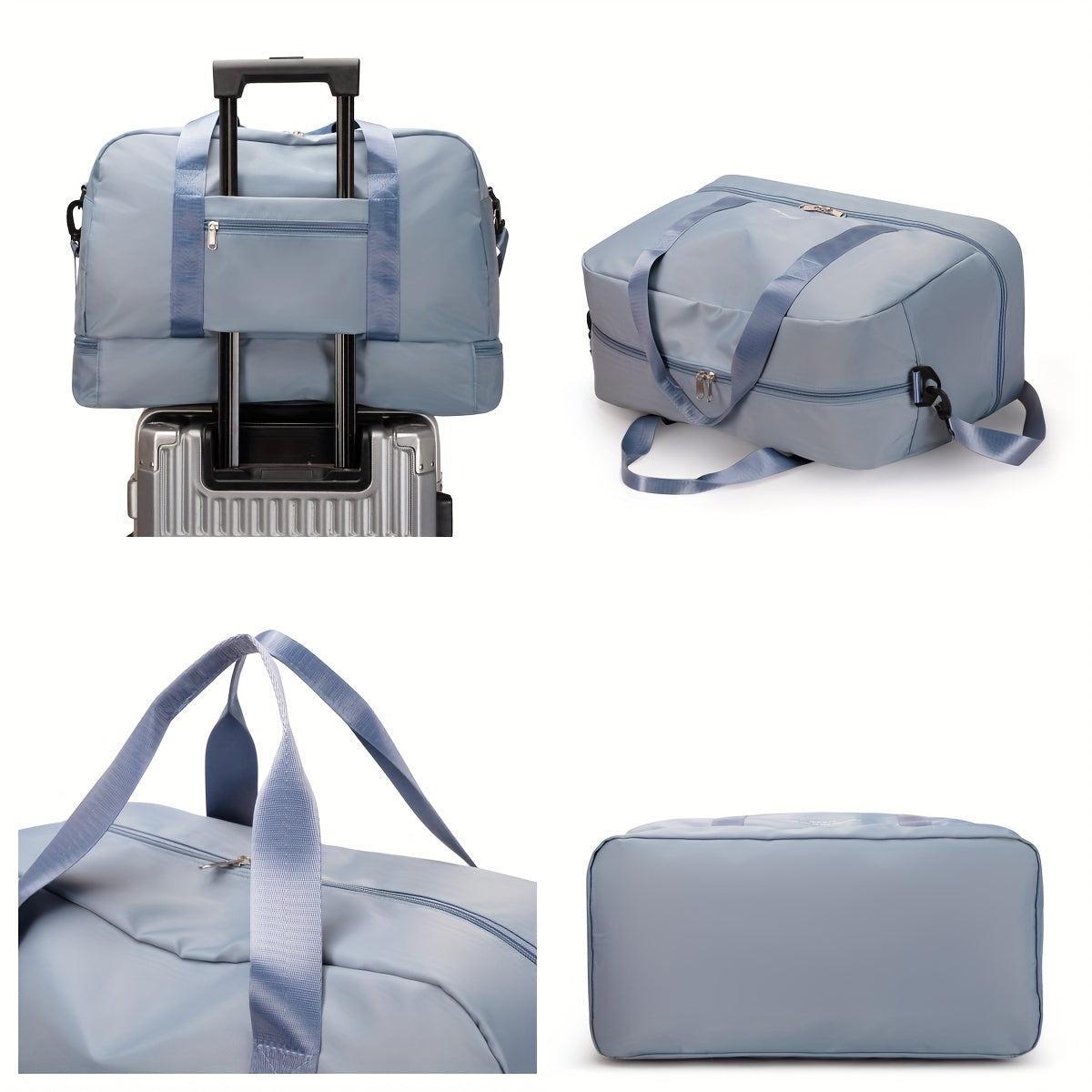 Unisex Spacious Travel Bag for Adventures Vegan Leather 8