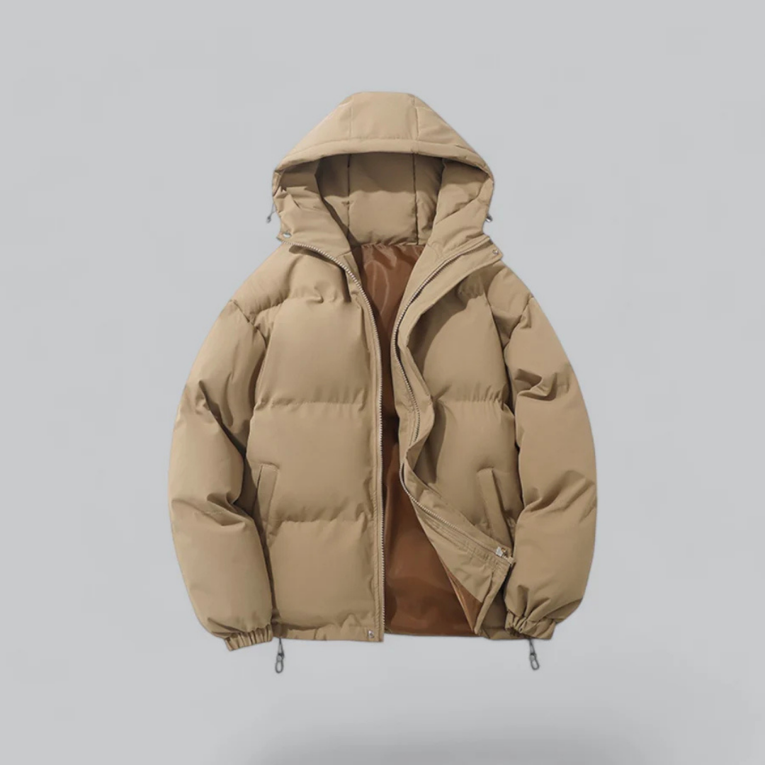 Unisex Winter Classic Down Zipper Jacket | Hooded 3