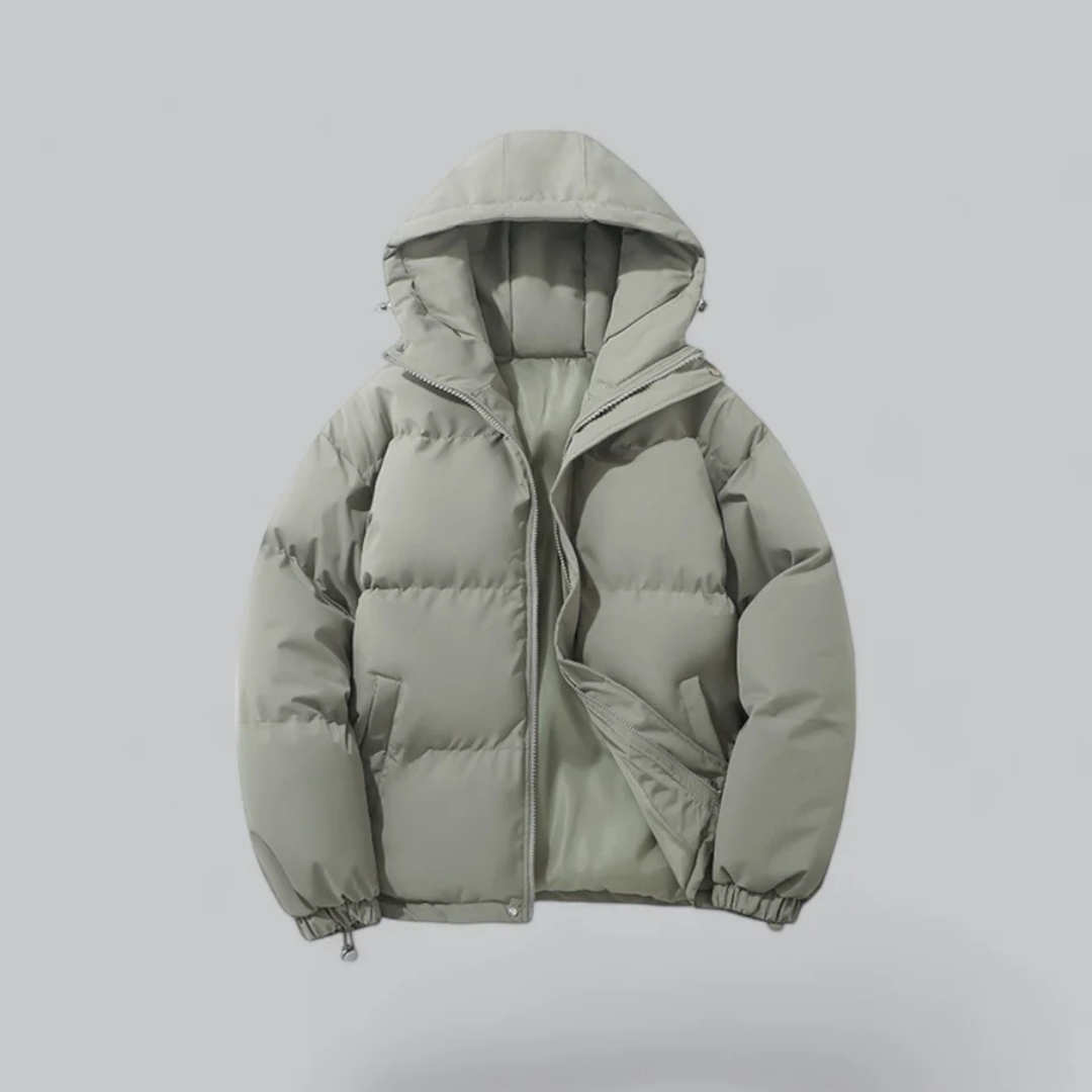 Unisex Winter Classic Down Zipper Jacket | Hooded 4