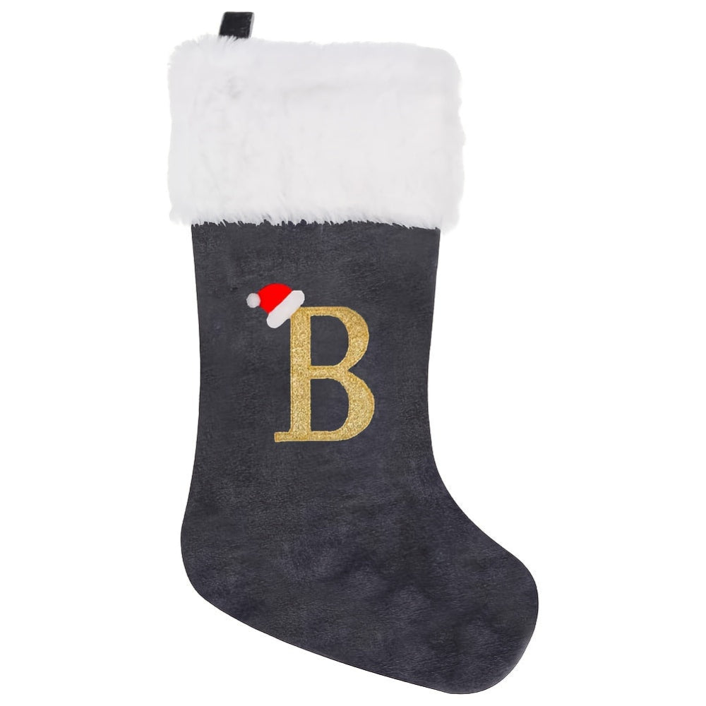 VelvetMonogram | Personalized Velvet Christmas Stocking for Holiday Decor 7