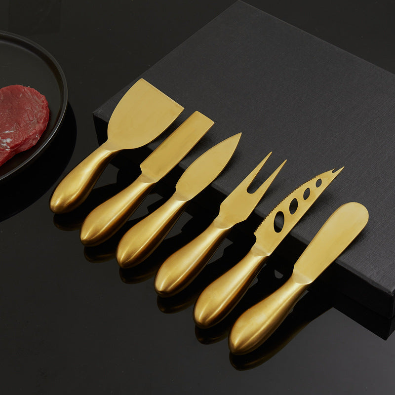 VeneziaCraft | Practical Stainless Steel Cheese Knife Set 2