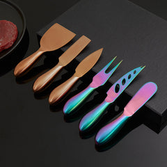 VeneziaCraft | Practical Stainless Steel Cheese Knife Set 3