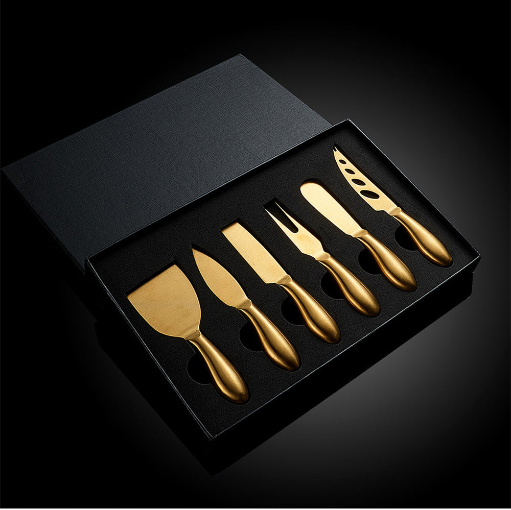 VeneziaCraft | Practical Stainless Steel Cheese Knife Set 7
