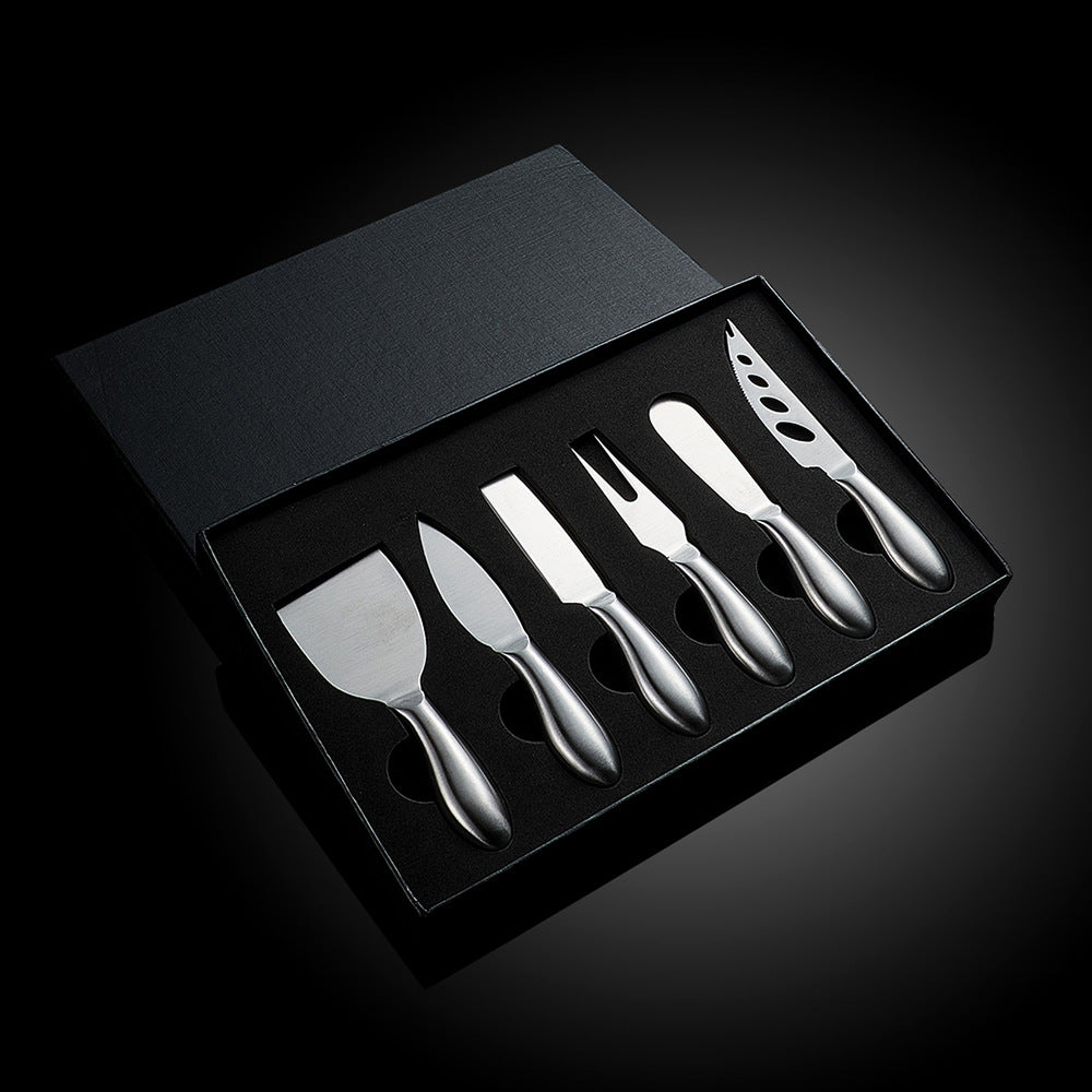 VeneziaCraft | Practical Stainless Steel Cheese Knife Set 9