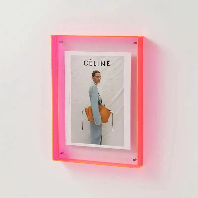 Vibrant Acrylic Photo Frame With Colored Edges 3