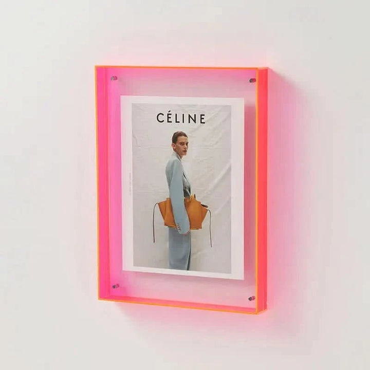 Vibrant Acrylic Photo Frame With Colored Edges 3