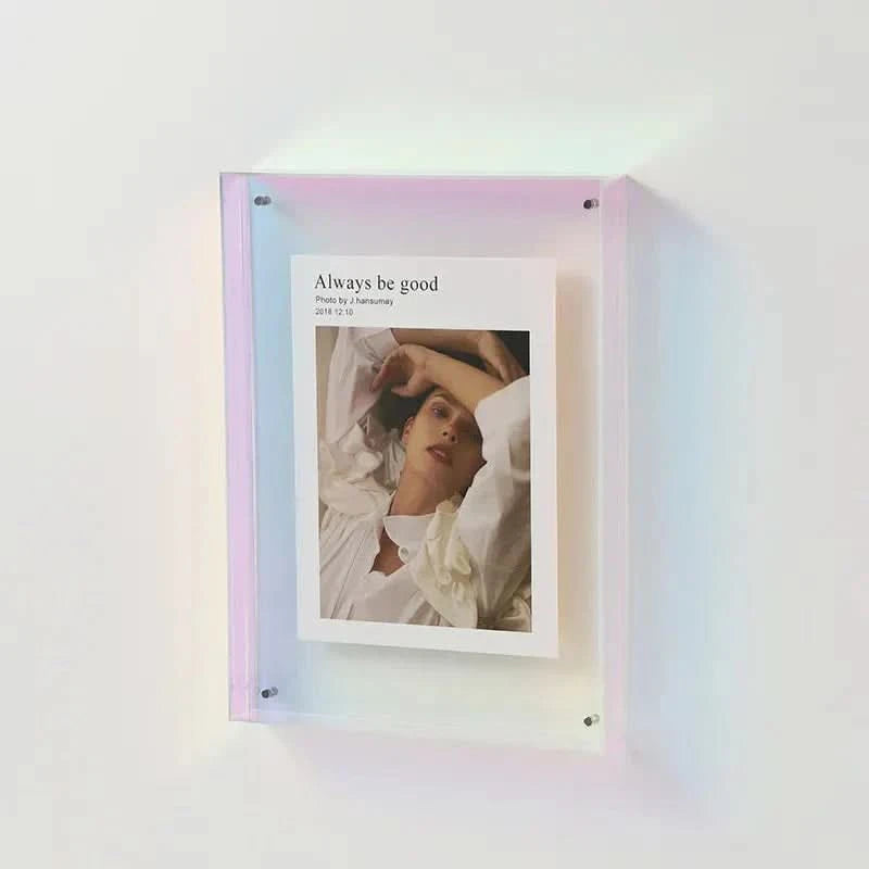 Vibrant Acrylic Photo Frame With Colored Edges 6