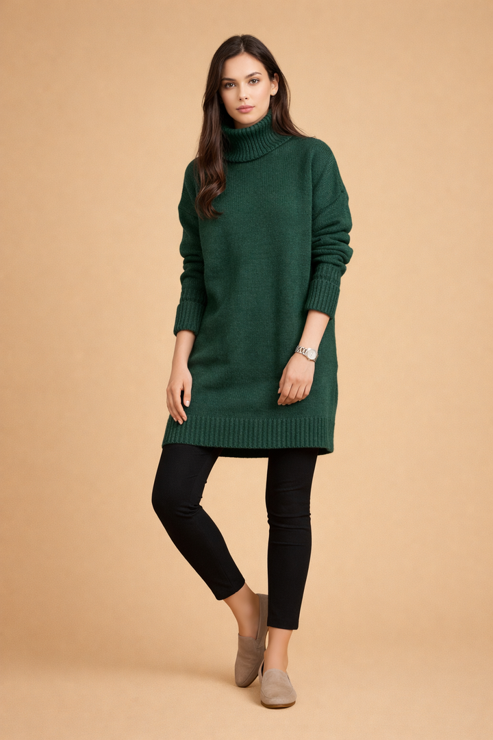Victoria | Women's Casual Turtleneck Tunic 3