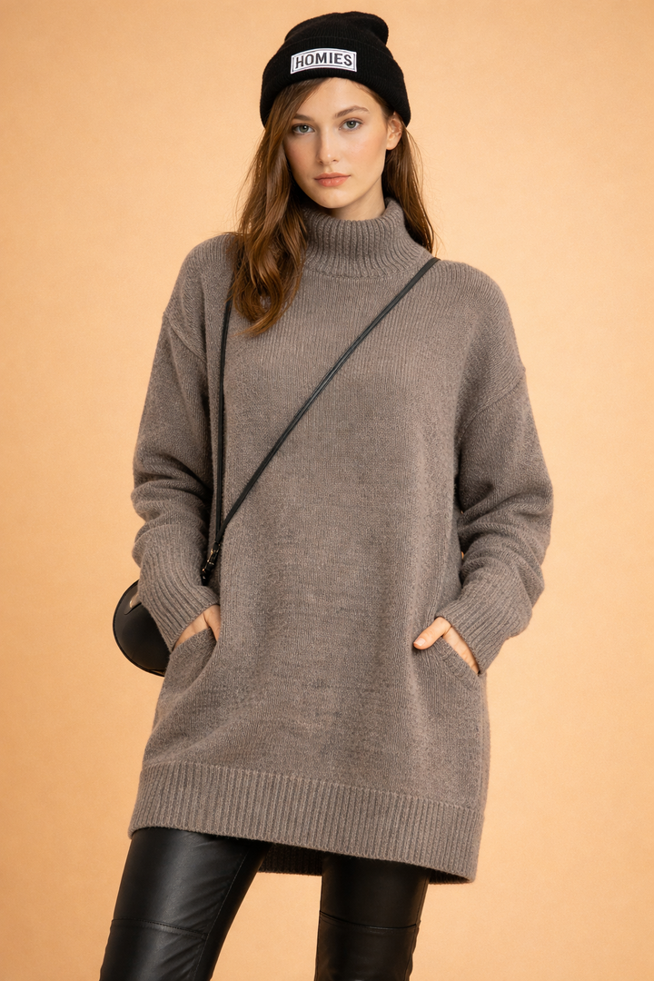 Victoria | Women's Casual Turtleneck Tunic 5