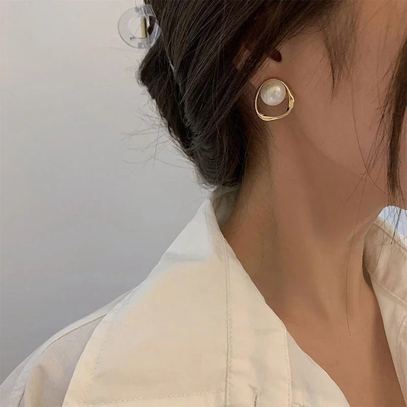 Vintage Silver Pearl Earrings – Elegant Jewelry for Every Occasion 1