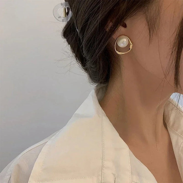 Vintage Silver Pearl Earrings – Elegant Jewelry for Every Occasion 1