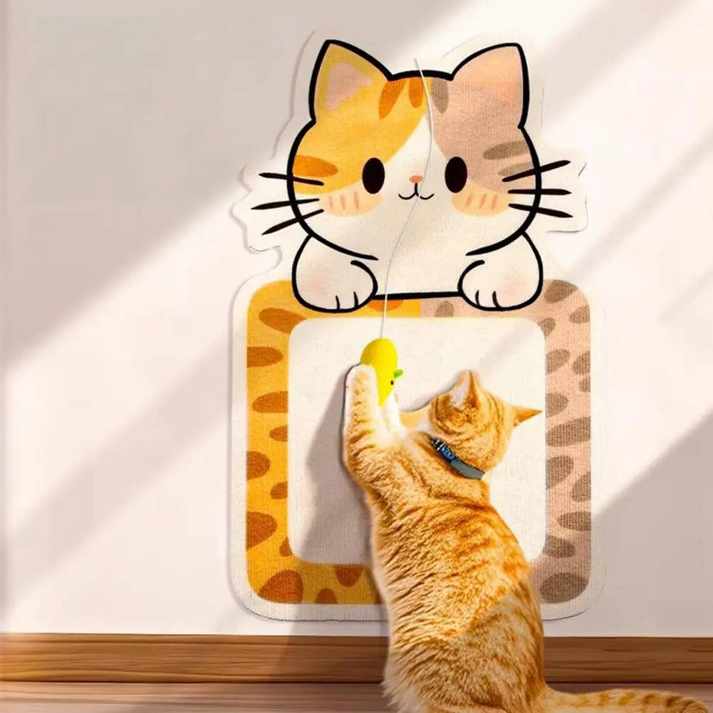 Wall-mounted cat scratching post 1