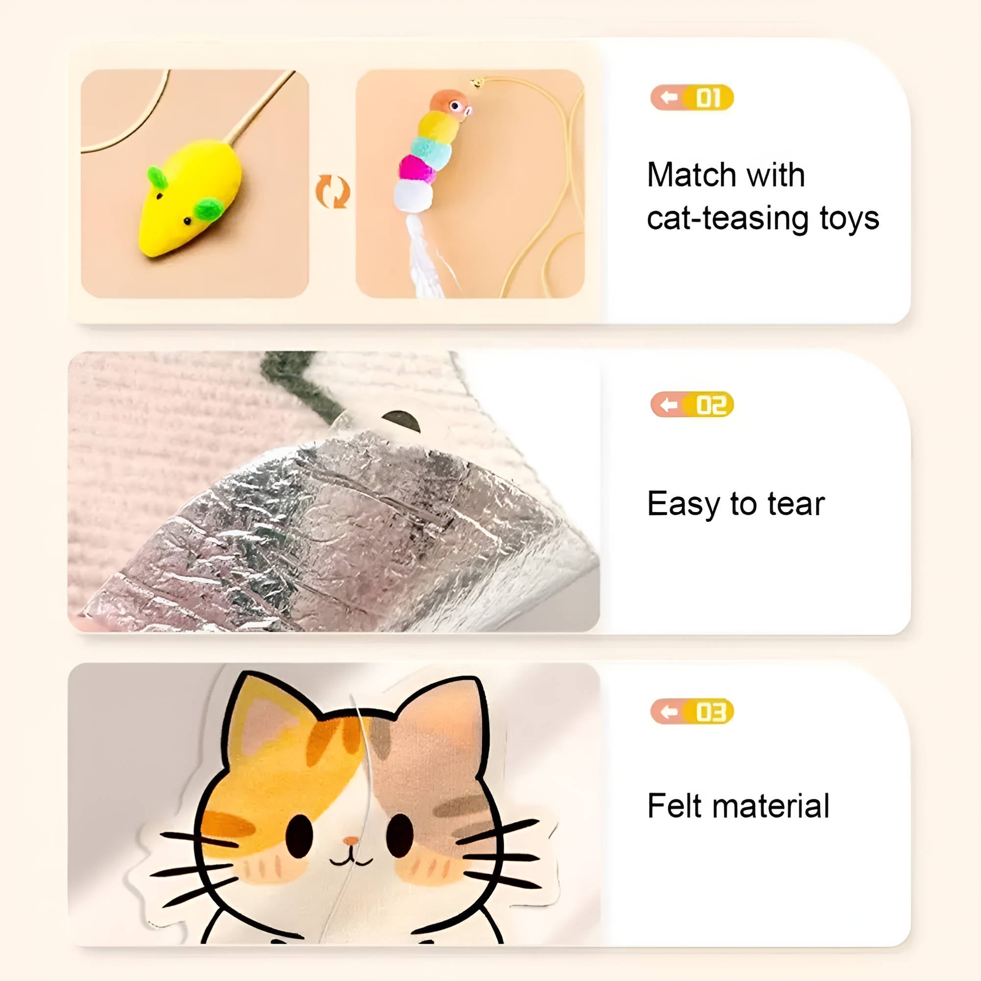 Wall-mounted cat scratching post 5