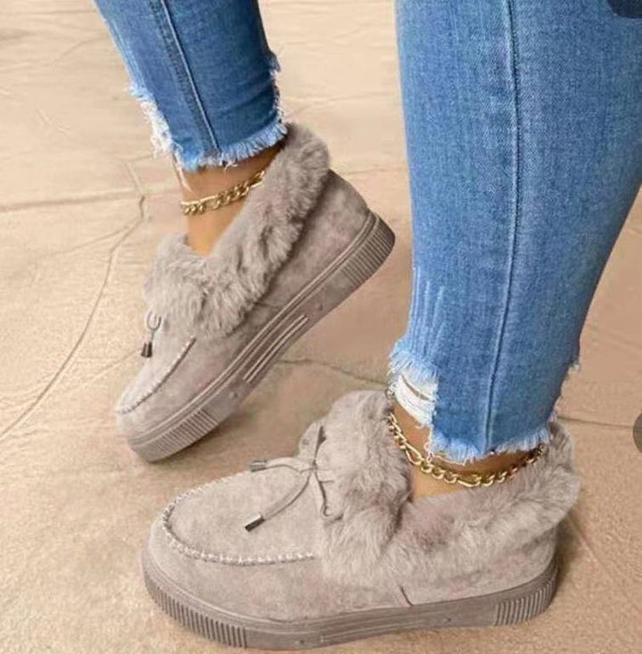 Bottes d'hiver chaudes pour femmes – Confort douillet et élégant