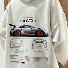 Warm, Printed Hoodie for Men | Plus Size 1