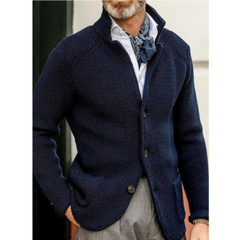 Warm men's cardigan | Button-up 0