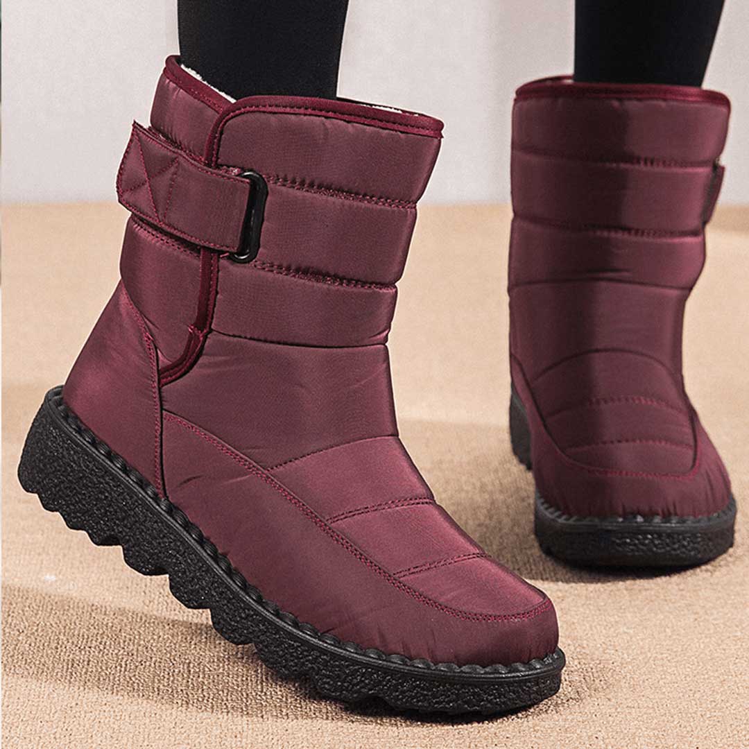 Wasserdichte, rutschfeste und warme Damen-Schneestiefel 0