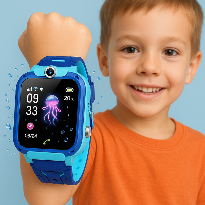 Waterproof GPS Smartwatch for Kids – SOS Function and Safety Tracker for Parents’ Peace of Mind 0