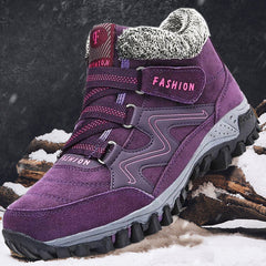 Waterproof Suede Black Ankle Boots for Women – Cozy & Stylish Winter Footwear 1