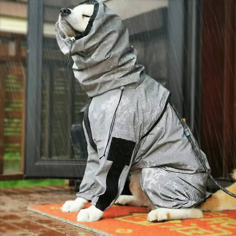 Waterproof raincoat for dogs 0