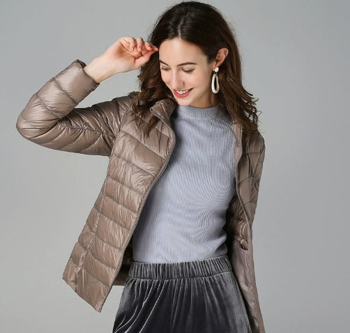 Veste matelassée à manches longues pour femmes | Chaude