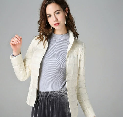 Veste matelassée à manches longues pour femmes | Chaude