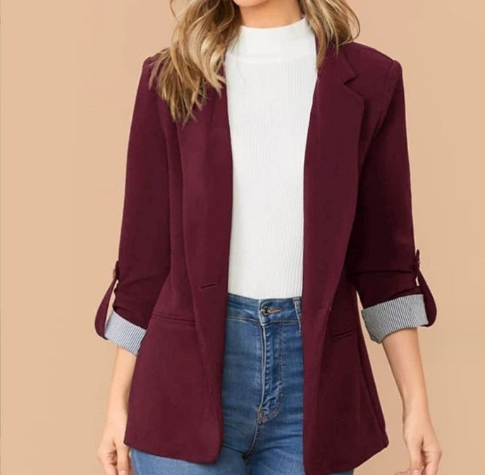 Veste élégante et légère pour femme, pour un usage quotidien et professionnel