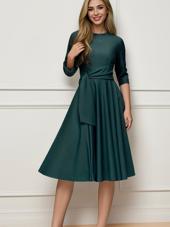 Violet | Blouse Midi Élégante avec Nœud