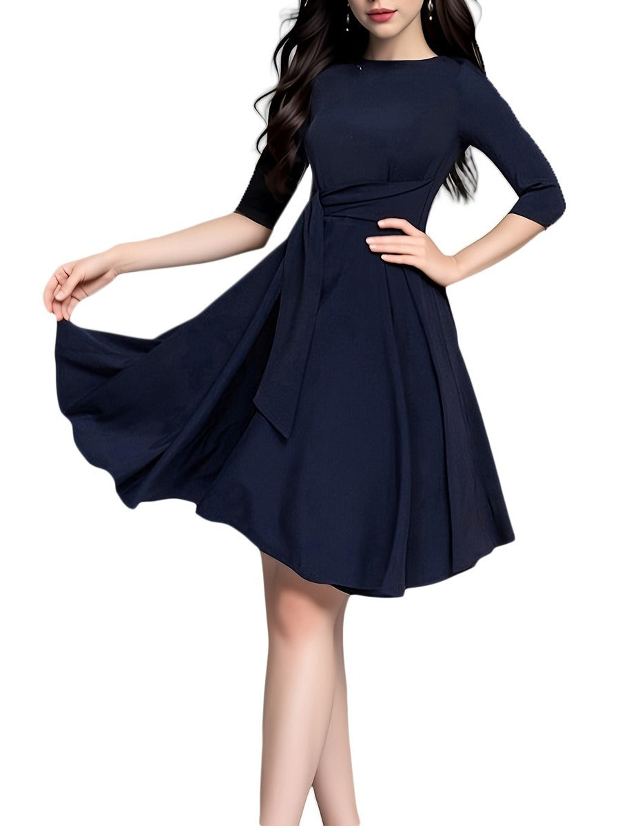 Violet | Blouse Midi Élégante avec Nœud