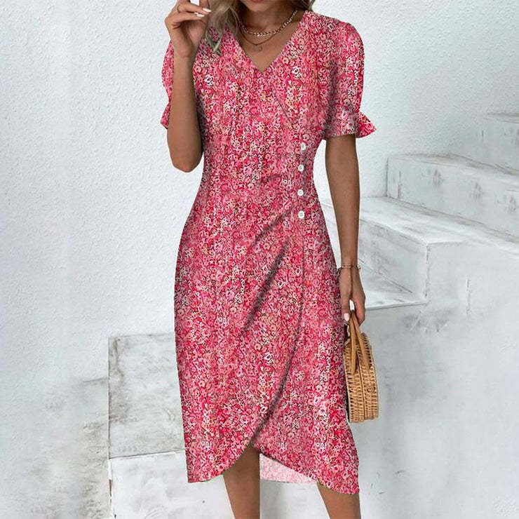 Nina | Floral Print Dress