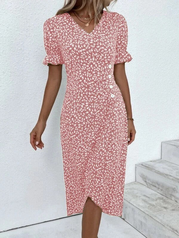 Nina | Floral Print Dress