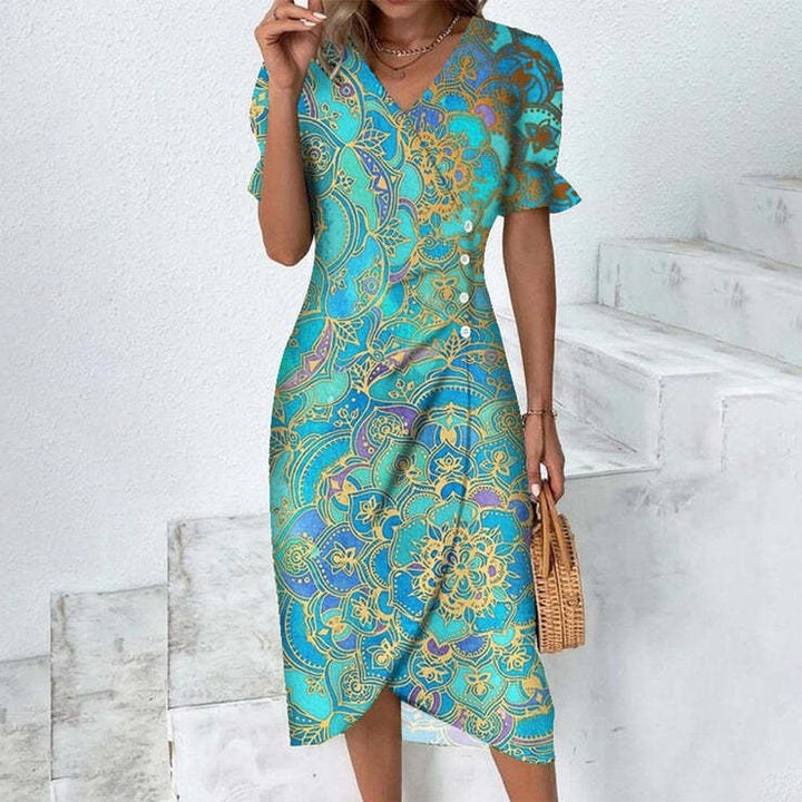 Nina | Floral Print Dress