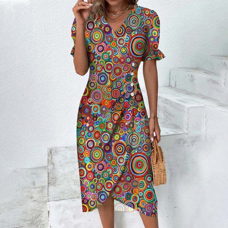 Nina | Floral Print Dress