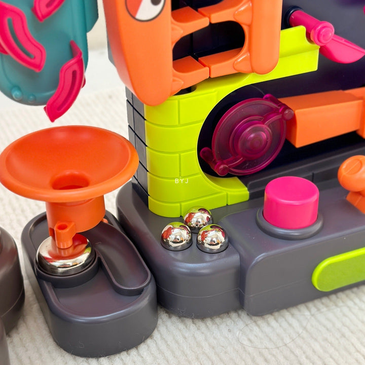 Jouet éducatif Montessori – Piste à billes multi-couches pour apprentissage interactif, jouet idéal pour enfants de 3 à 5 ans