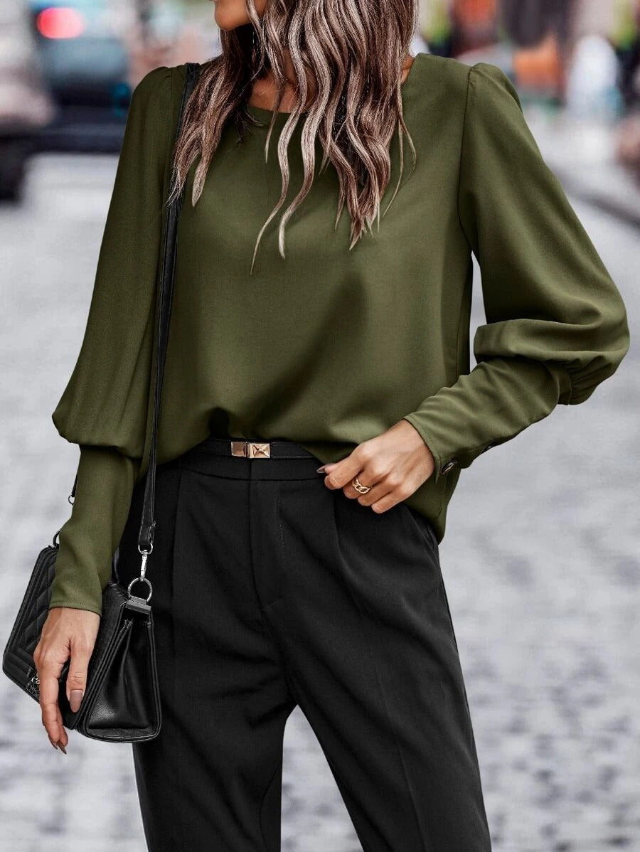 Adrianna | Blouse sophistiquée à manches longues