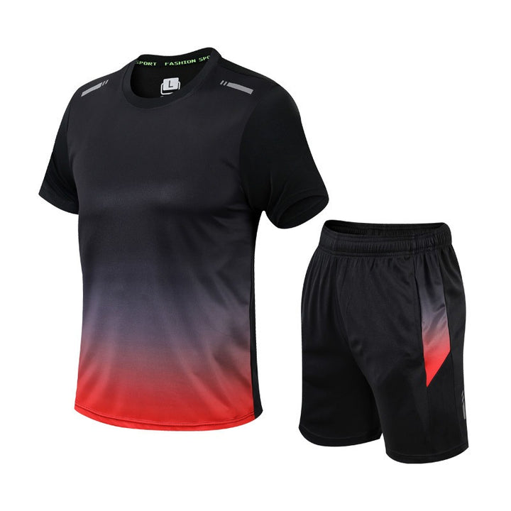Ensemble de sport pour hommes | Survêtement actif à séchage rapide pour sports et entraînements