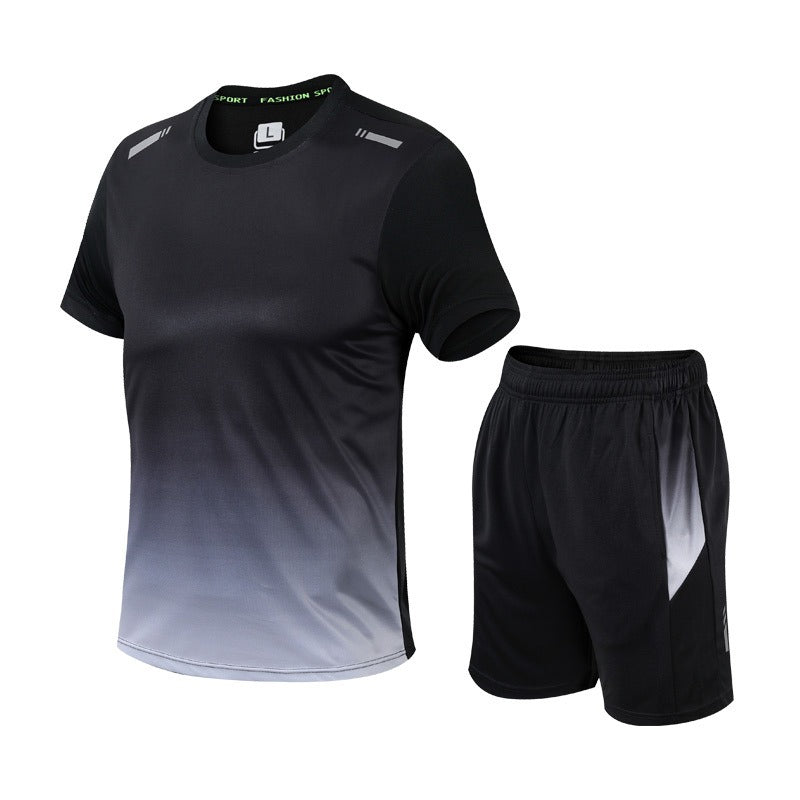 Ensemble de sport pour hommes | Survêtement actif à séchage rapide pour sports et entraînements
