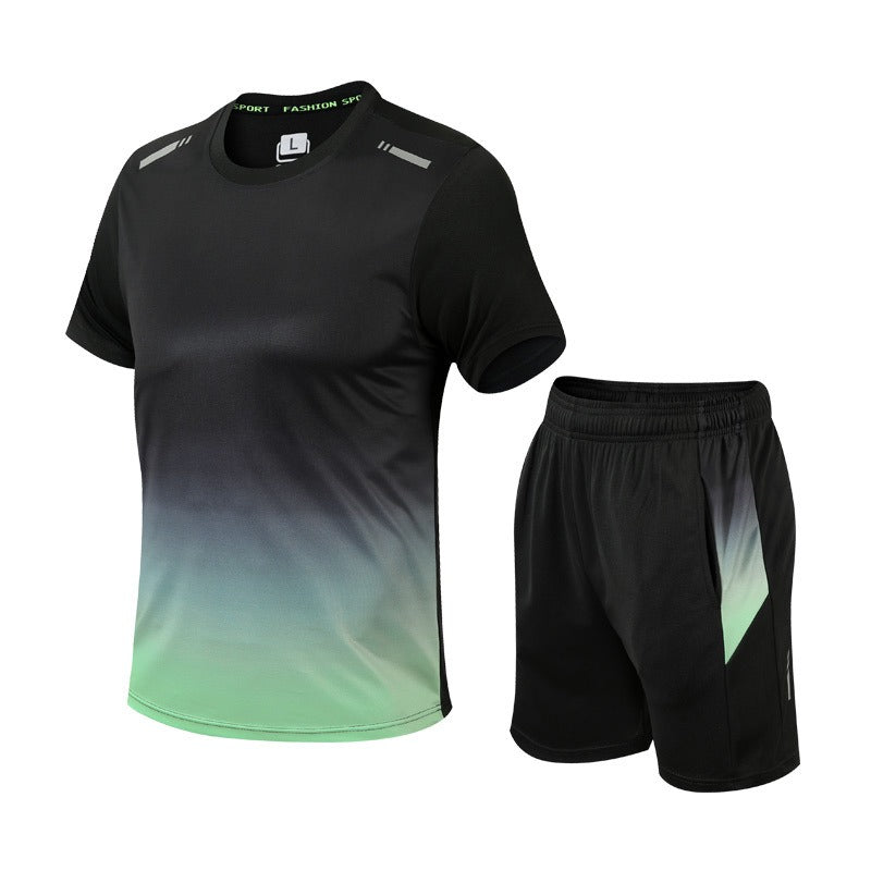 Ensemble de sport pour hommes | Survêtement actif à séchage rapide pour sports et entraînements