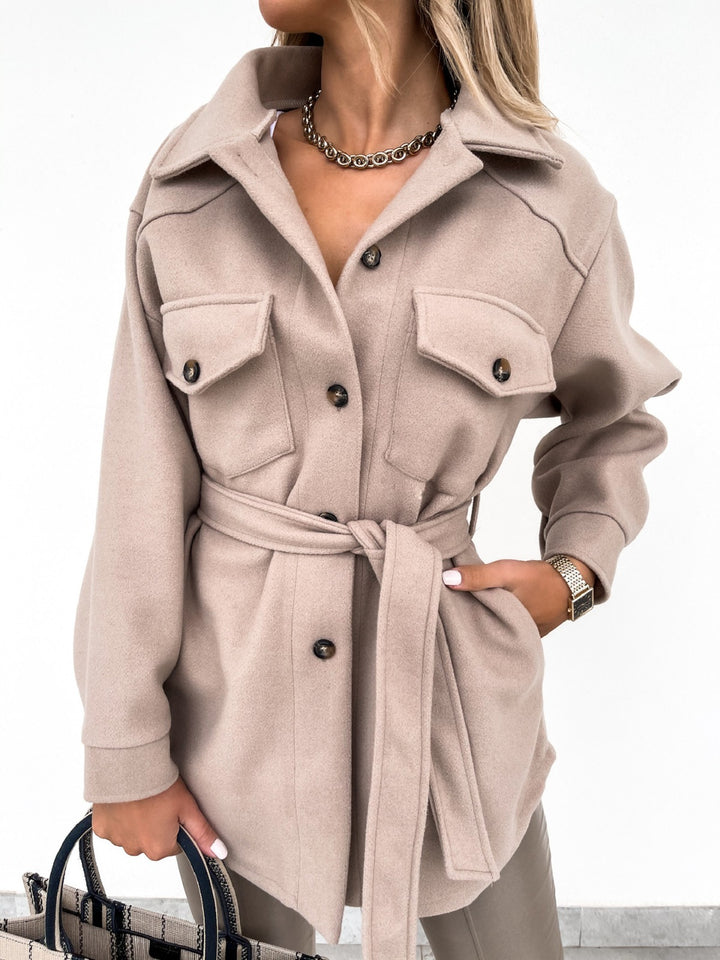 Monika | Veste-chemise surdimensionnée avec poches