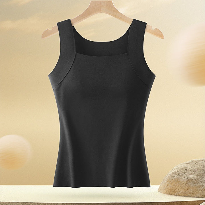 Breathable Tank Top with Integrated Bra for Women - Comfort & Style
