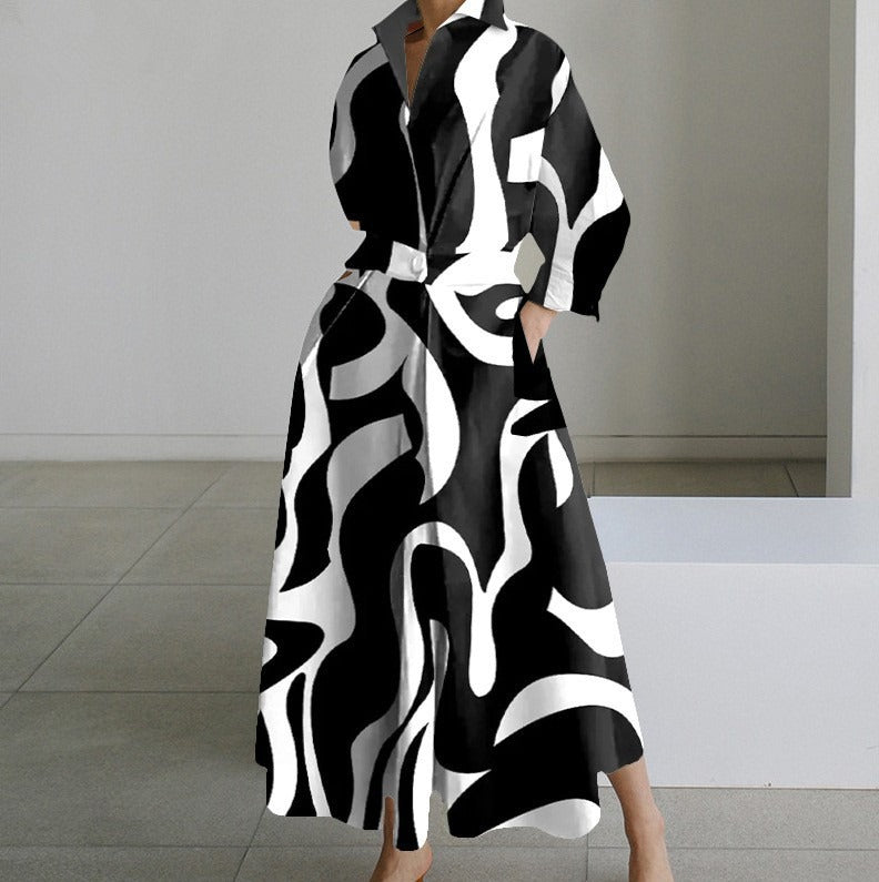 Elegant Long Women's Dress - Timeless Summer Style for Effortless Chic and Versatile Looks