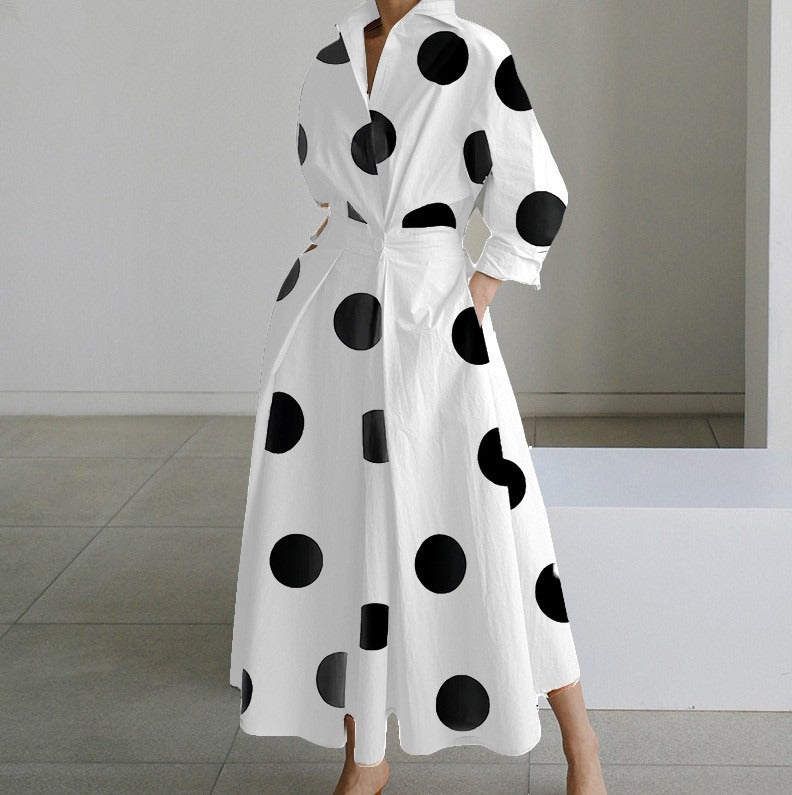 Elegant Long Women's Dress - Timeless Summer Style for Effortless Chic and Versatile Looks