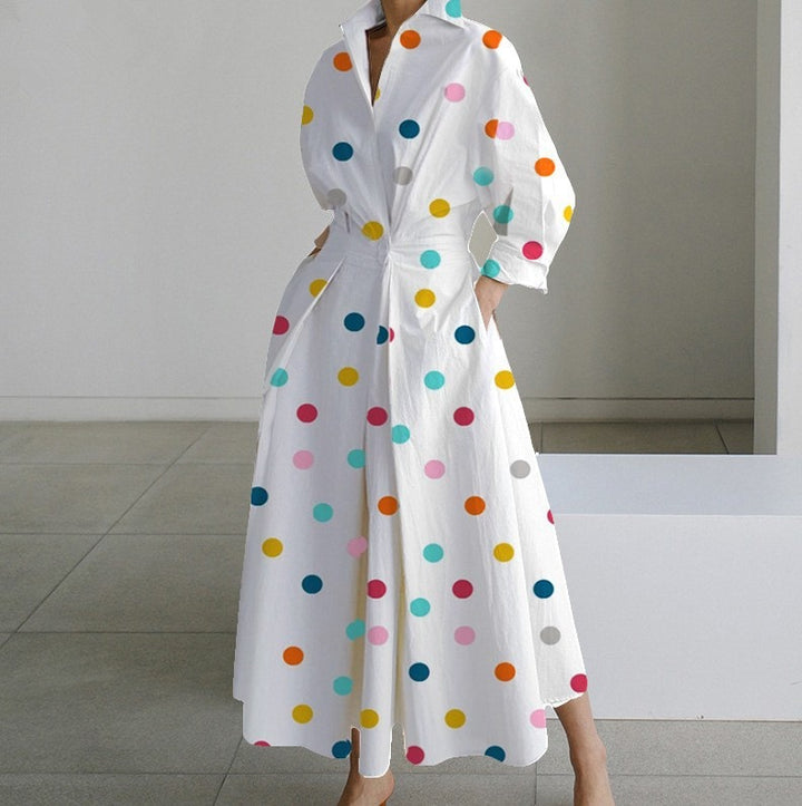 Elegant Long Women's Dress - Timeless Summer Style for Effortless Chic and Versatile Looks