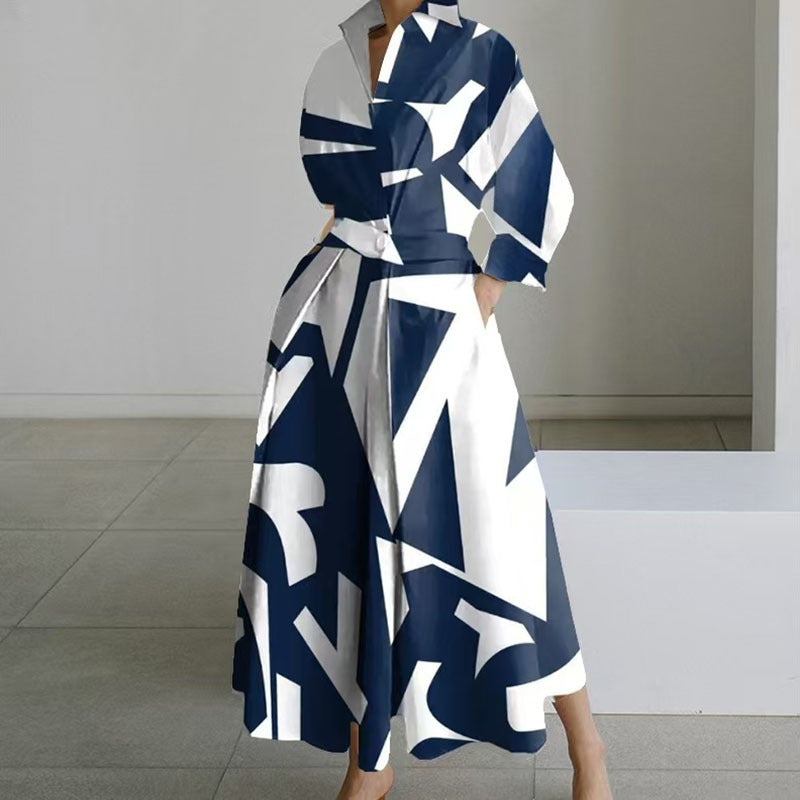 Elegant Long Women's Dress - Timeless Summer Style for Effortless Chic and Versatile Looks