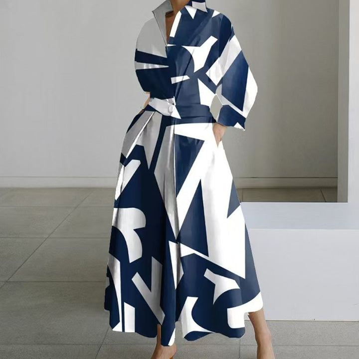 Elegant Long Women's Dress - Timeless Summer Style for Effortless Chic and Versatile Looks